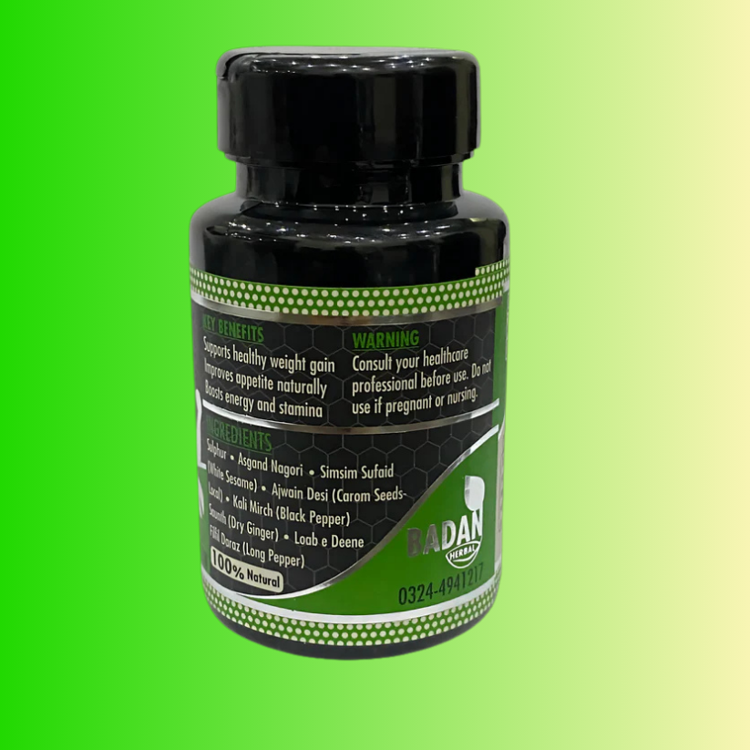 BODY-FIT – Herbal Capsules for Healthy Weight Gain