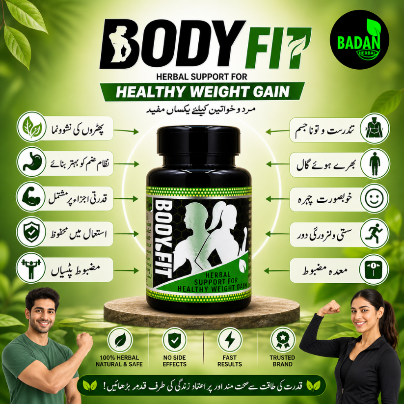 BODY-FIT – Herbal Capsules for Healthy Weight Gain