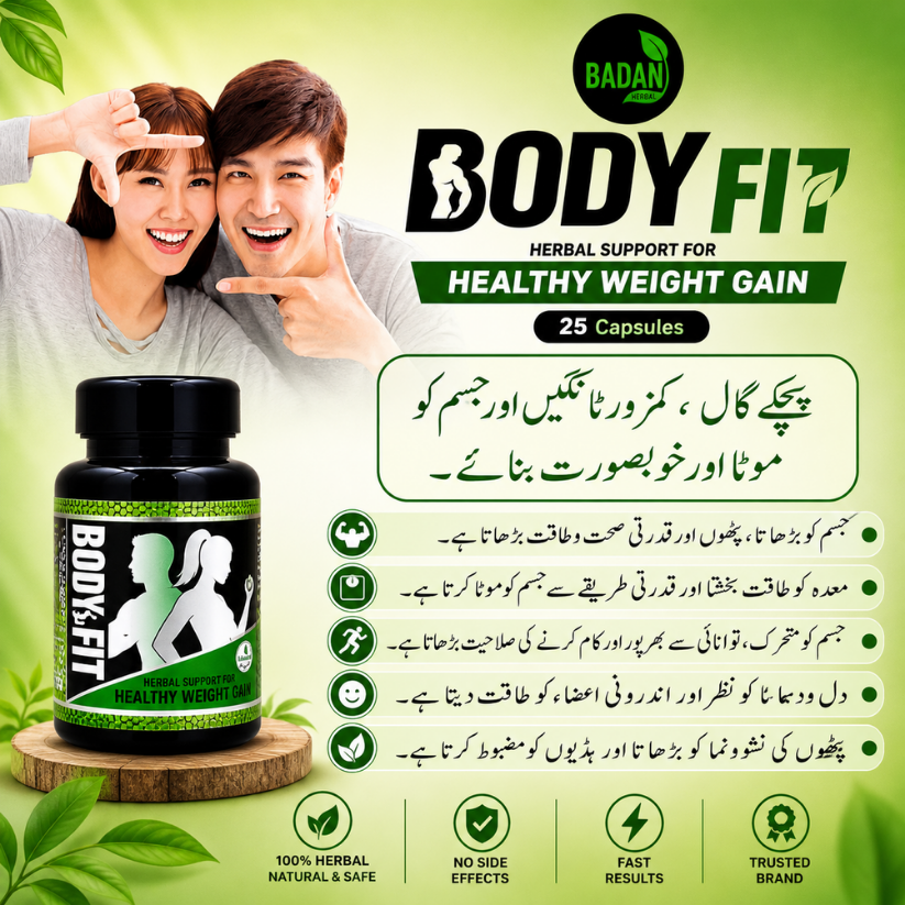 BODY-FIT – Herbal Capsules for Healthy Weight Gain